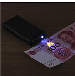 NO.9581 Лупа висувна квадратна 2.5 X (57х30мм), 45X (9мм), з Led підсвічуванням і ультрафіолет, фото 9