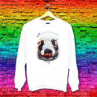 Світшот з оригінальним принтом Собака слинна Push IT