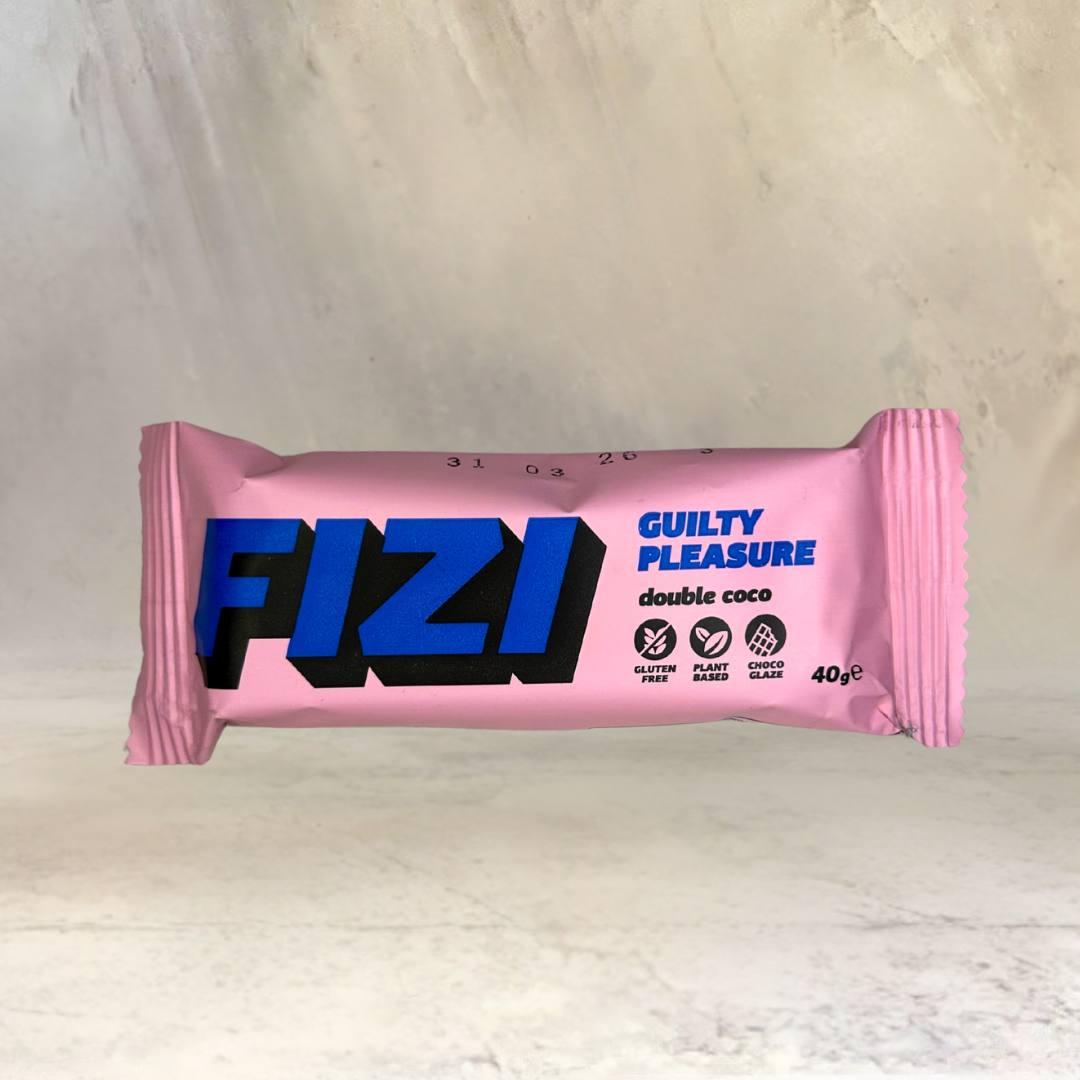 Батончик FIZI без цукру Double coco (подвійний кокос), Фізі 40 г