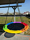 Гойдалка підвісна дитяча 150 кг «Гнідо Аїста» 110 см Kruzzel 25284, фото 6