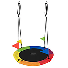 Гойдалка підвісна дитяча 150 кг «Гнідо Аїста» 110 см Kruzzel 25284, фото 9