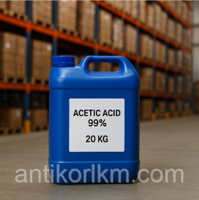 Оцтова Кислота 99% (Крижана Кислота), 20 кг