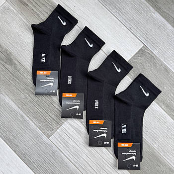 Шкарпетки жіночі бавовна сітка середні Nike Performance, Туреччина, розмір 36-40, чорні, 05258