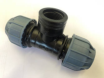 Трійник із внутрішньою різзю Elysee ВР 25х3/4"