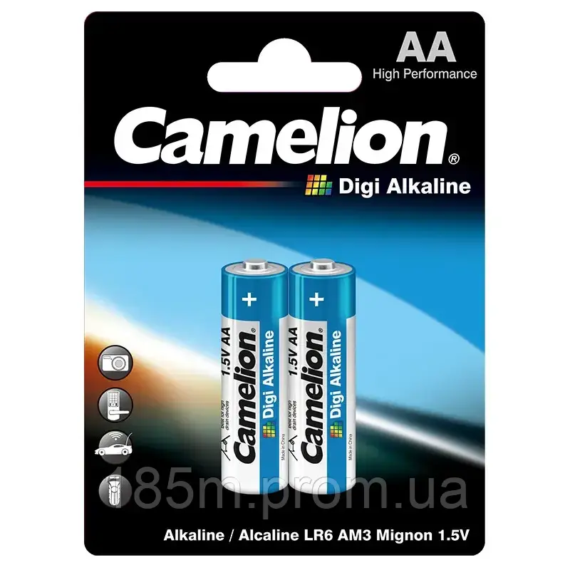 Батарейка CAMELION LR06 Digi Alkaline 2BL, фото 1