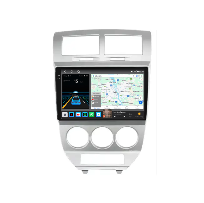 Штатная магнитола  Mekede M6 Plus Dodge Caliber PM (2007-2010) CarPlay QleD