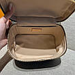 Жіноча коричнева шкіряна косметичка Louis Vuitton Nice Mini BB Toiletry Bag Dopp Kit Pouch Луї Віттон LV, фото 10