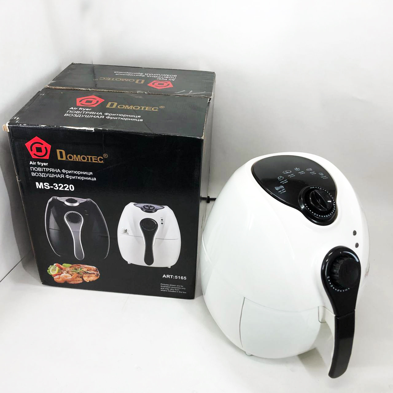 Побутова аерогриль фритюрниця, Повітряна сковорода для смаження без масла, Фритюрниця аерофритюрниця TL-67, фото 1