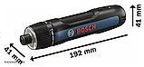 Акумуляторна викрутка Bosch Professional GO 3 в кейсі з набором насадок, фото 4