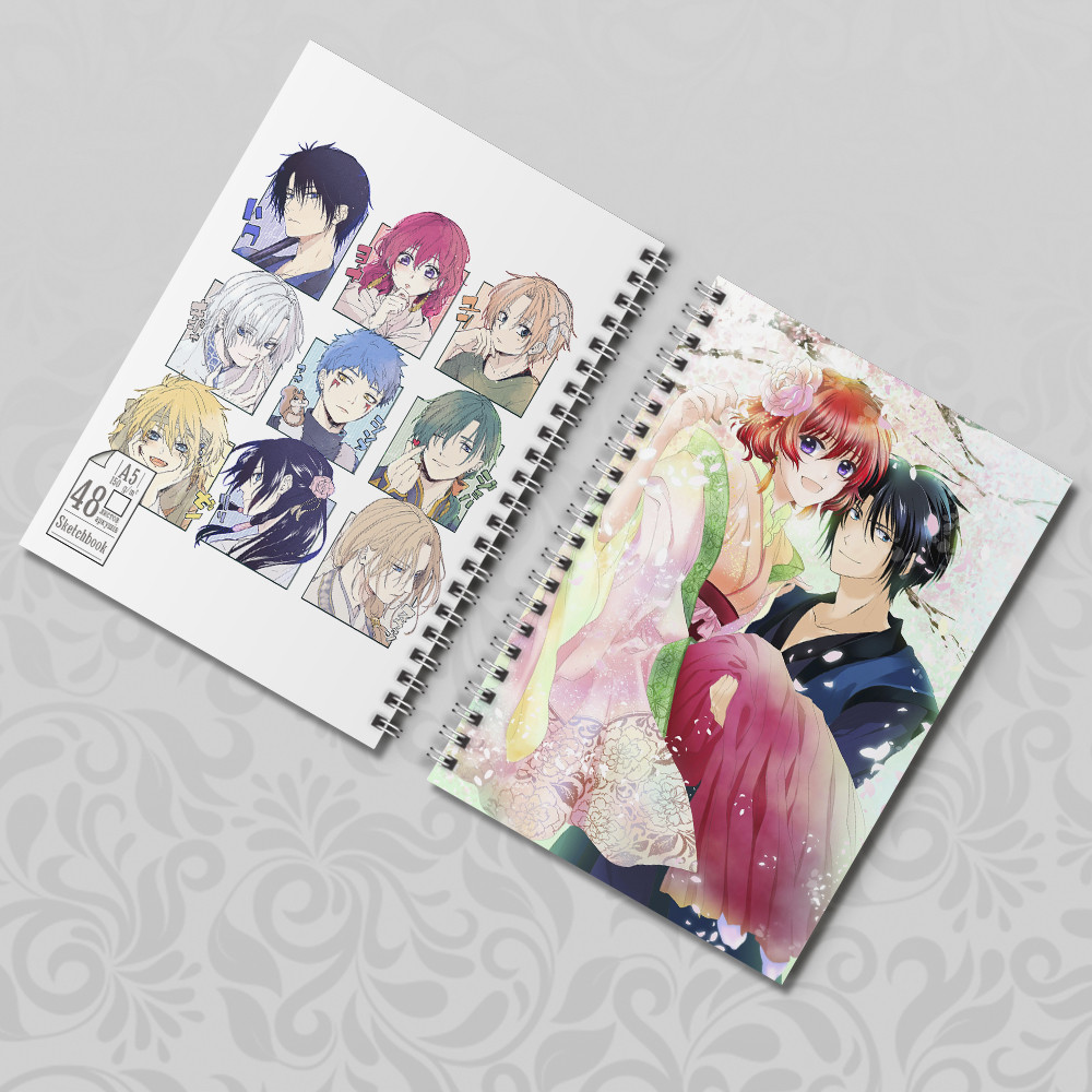 Скетчбук А5 48 арк. 150 гр.м² Akatsuki No Yona / Світанкова Йона, фото 1