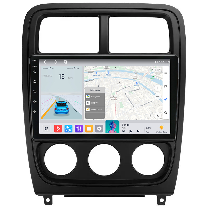 Штатна магнітола Mekede MN Dodge Caliber PM (2009-2013) IPS, фото 1