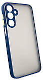 Чохол-накладка Dengos Matt для Samsung Galaxy M35 5G SM-M356 Blue (DG-TPU-MATT-145), фото 3