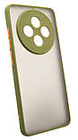 Чохол-накладка Dengos Matt для Oppo Reno 12F/FS Green (DG-TPU-MATT-148), фото 3