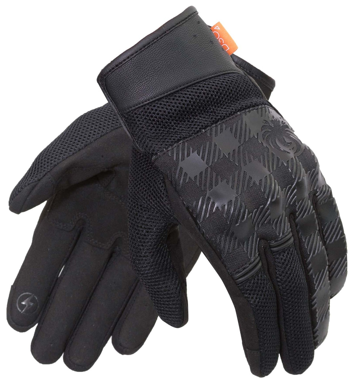 Мотоперчатки Merlin Barrett Mesh D3O чорний, XL
