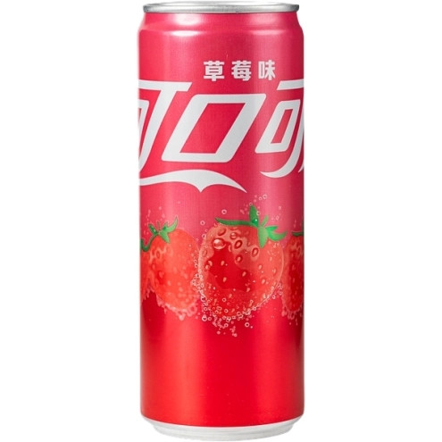 Coca-Cola Strawberry China смак полуниці 330ml