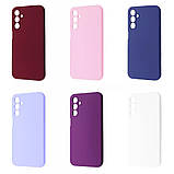 Чохол для Wave Full Silicone Cover для Samsung Galaxy A15 4G SM-A155/A15 5G SM-A156 White, фото 3
