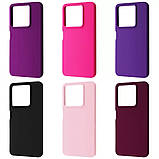 Чохол-накладка Wave Full Silicone Cover для Xiaomi Redmi Note 13 5G Black, фото 3