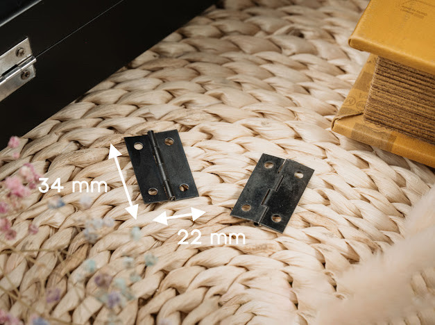 Петля. Колір чорний. 34х22мм, фото 1