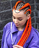 Канекалон однотонний А20 60см, фото 2