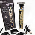 Електрична машинка для стрижки побутова RAF, Бездротова машинка для стрижки волосся NE-42, фото 3