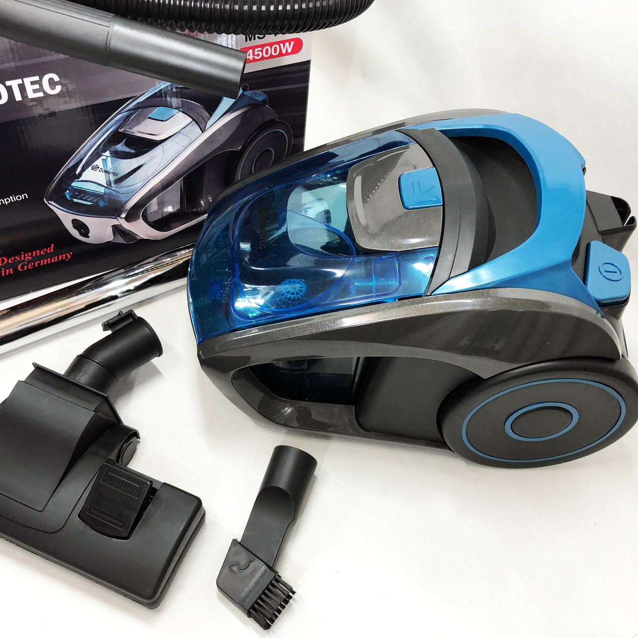 Хороший пилосос для дому з контейнером Domotec MS-4404 4500 Вт, Потужний пилосос для чищення AV-73, фото 1