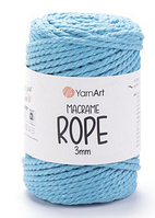 Пряжа Macrame Rope Yarnart 3мм-763 бірюза
