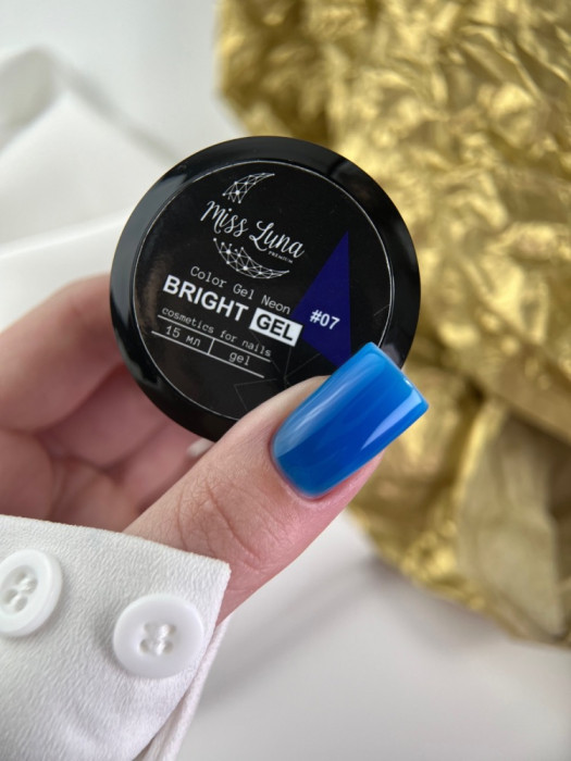 Color Gel Neon Bright №07 15 ml Miss Luna Premium