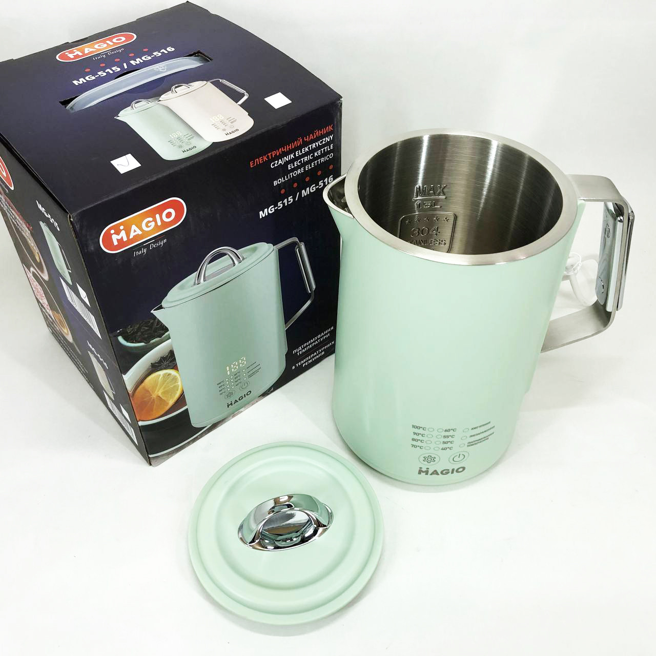 Потужний чайник для кип'ятіння, Електричний чайник для дому на кухню Електричний безшумний AN-80, фото 1