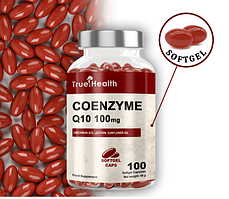 Вітаміни Коензим Q10 True Health Coenzym Q10 100mg - 100 caps softgel