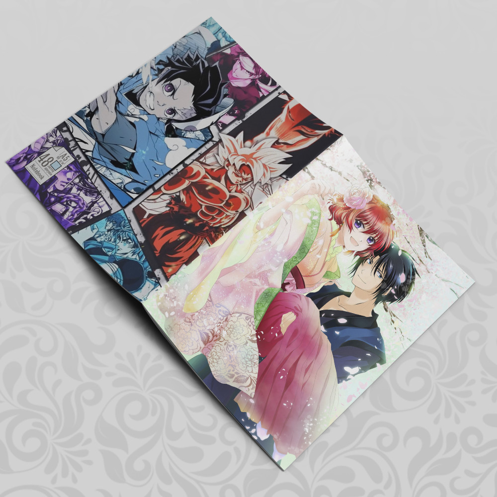 Зошит А5 48 арк. на скобі у клітинку 60 гр.м² Akatsuki No Yona / Світанкова Йона, фото 1