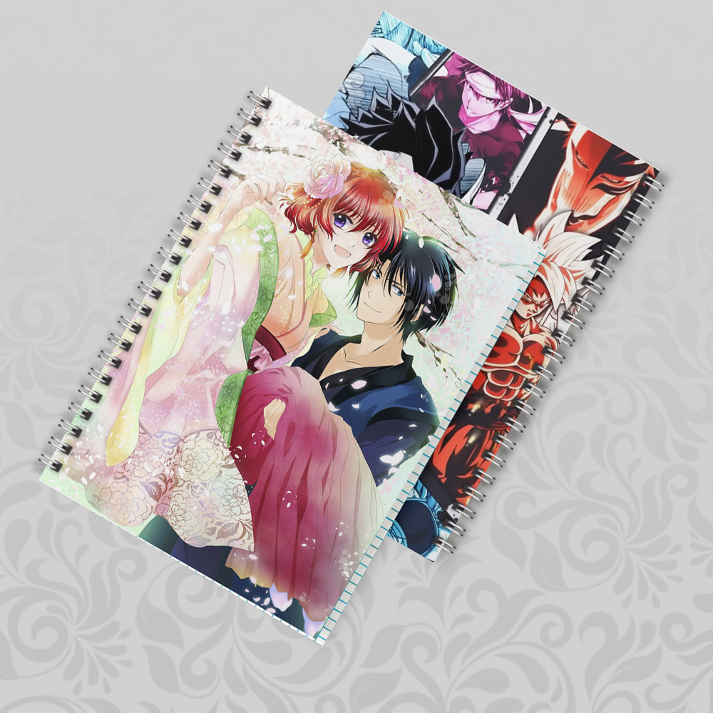 Зошит А5 48 арк. на пружині у клітинку 60 гр.м² Akatsuki No Yona / Світанкова Йона, фото 1