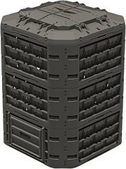 Компостер садовий пластиковий Prosperplast Compogreen Vario 950 л чорний контейнер для компосту IKL950C