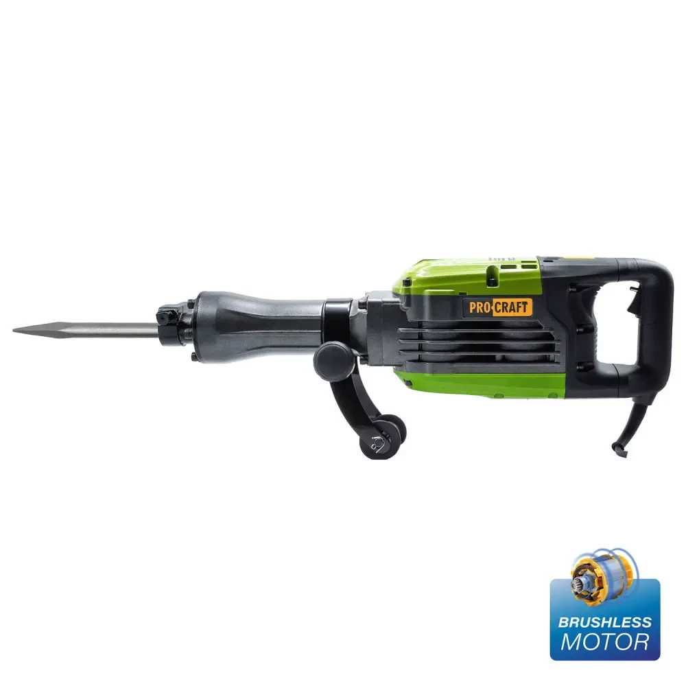 Відбійний молоток Procraft PSH2600 (безщітковий, кейс, патрон HEX, удар 50 Дж)