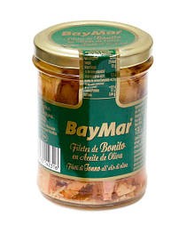 Тунець консервований в оливковій олії BayMar Filetes de Bonito en Aceite de Olivia 180g