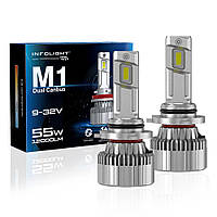 Світлодіодні лампи "INFOLIGHT" M1 (HB4)(12000Lm)(6000K)(55W)(9-32V)(Dual Canbus)