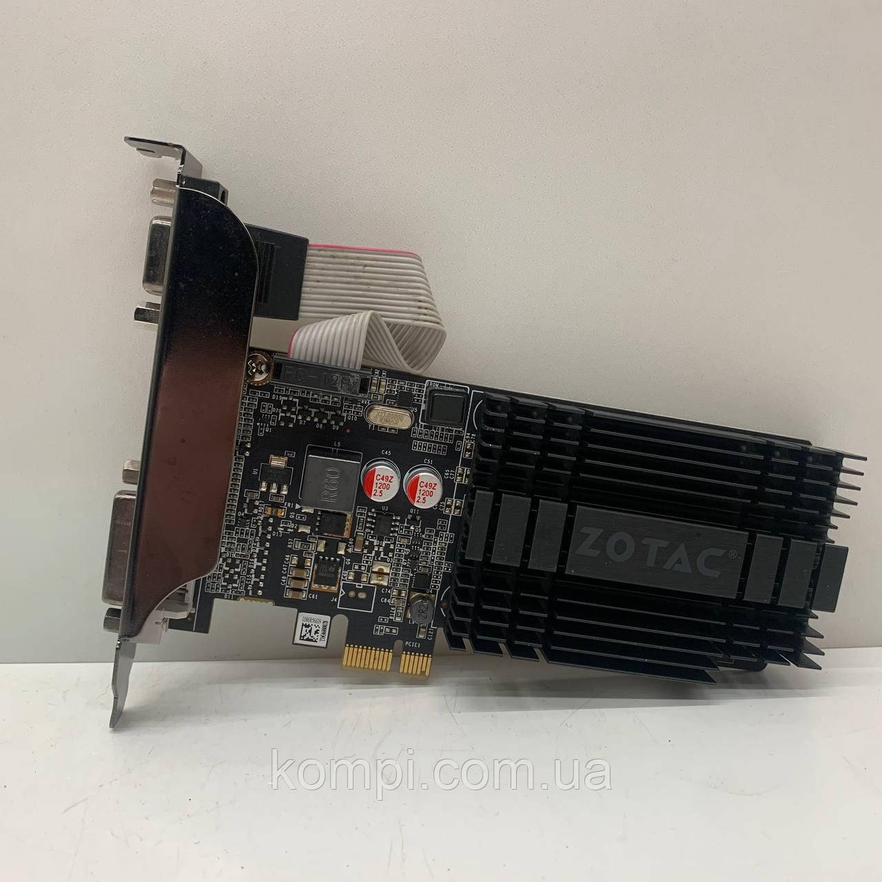 Відеокарта ZOTAC GeForce GT 710 1GB (GDDR3, 64 Bit, HDMI, PCI-Ex 1x, Б/у), фото 1
