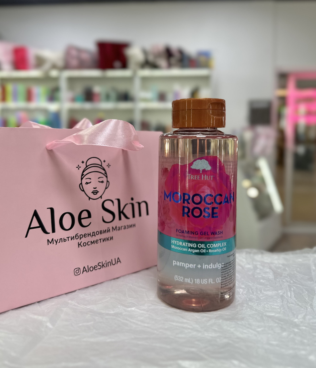 Гель для душу Tree Hut Moroccan Rose  Foaming Gel Wash 532мл
