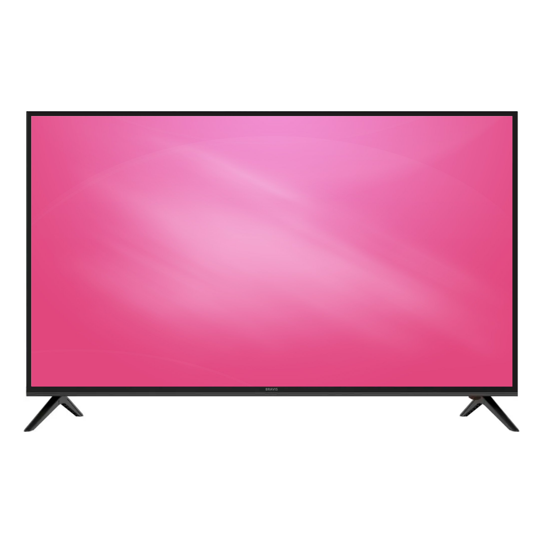 Телевізор смарт Bravis 55" Smart-TV/DVB-T2/USB АДАПТИВНИЙ UHD,4K/Android 15 120 Гц, фото 1