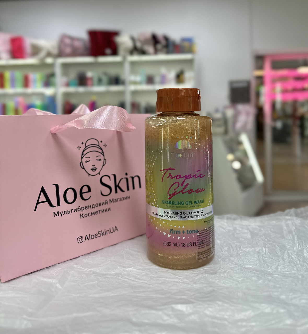 Гель для душу Tree Hut Tropic Glow Sparkling Gel Wash 532мл