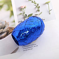 Стрічка для кульок з голограмою 5 мм на 10 м синій