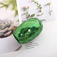 Стрічка для кульок з голограмою 5 мм на 10 м зелений