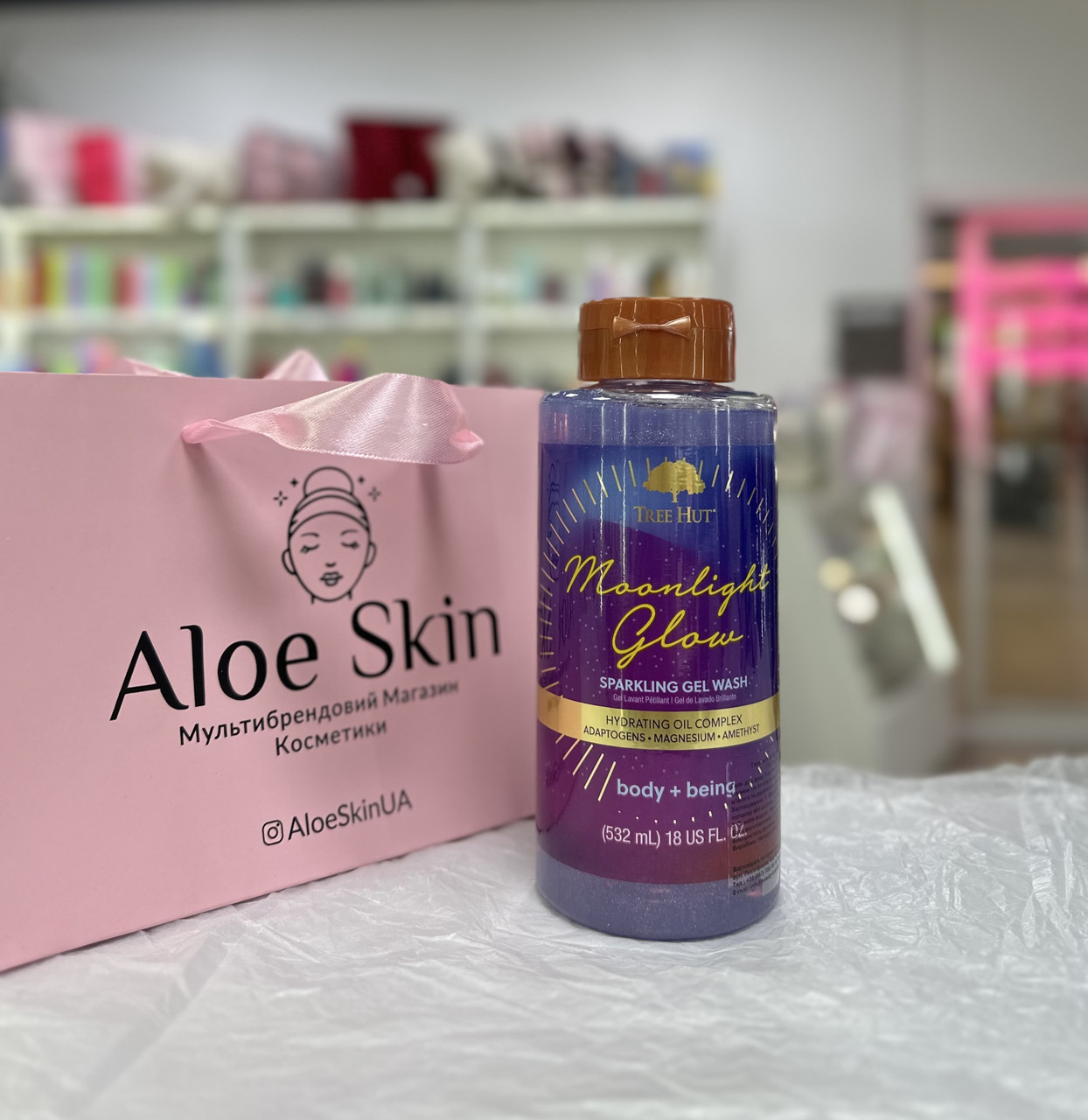Гель для душу Tree Hut Moonlight Glow  Sparkling Gel Wash 532мл