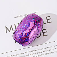 Стрічка для кульок з голограмою 5 мм на 10 м фіолетовий