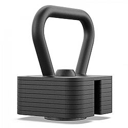 Гиря Zipro Kettlebell SQUARE з регульованим навантаженням 19 кг