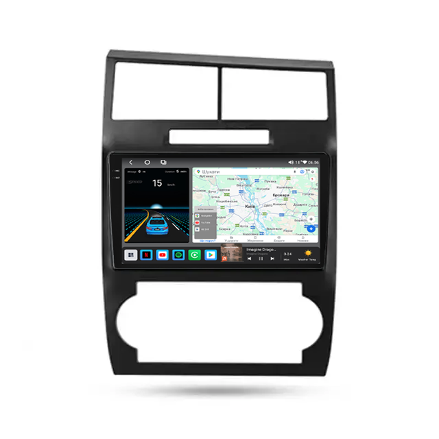 Штатна магнітола Mekede M6 Plus Dodge Charger (2003-2007) CarPlay QleD