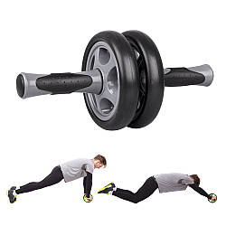 Ролик гімнастичний для тренувань inSPORTline Ab Roller AR300 подвійний