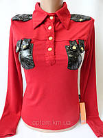 Молодіжна сорочка з трикотажу.