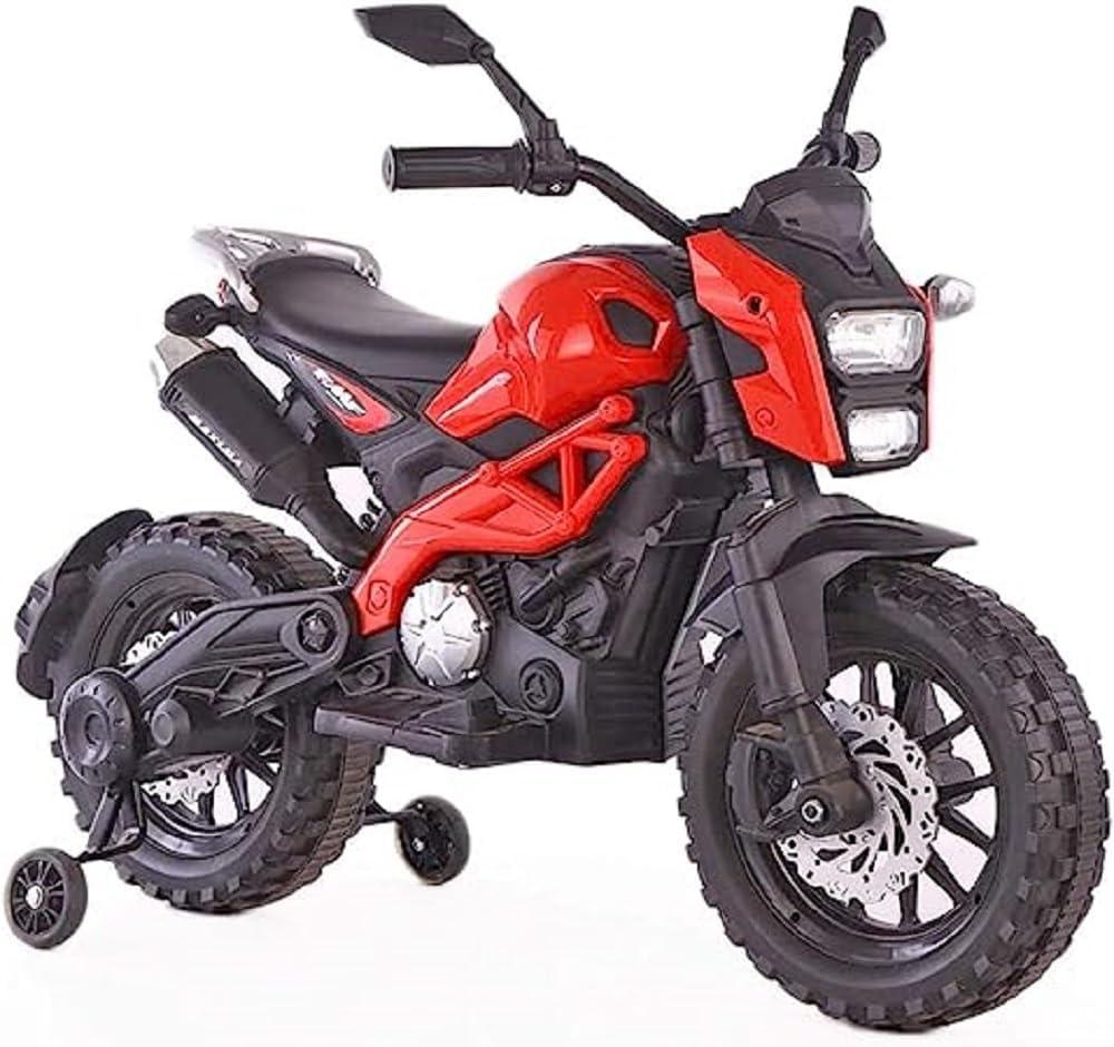 Мотоцикл електричний JOY (двигун 45W, акумулятор 12V7Ah, у коробці) MR-33110 Червоний