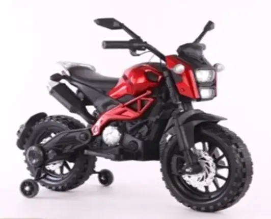 Мотоцикл електричний JOY (двигун 45W, акумулятор 12V7Ah, у коробці) MR-33110 Червоний, фото 2