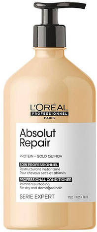 Кондиціонер для відновлення пошкодженого волосся L'Oreal Professionnel Absolut Repair, 750 мл (3474636975471), фото 1